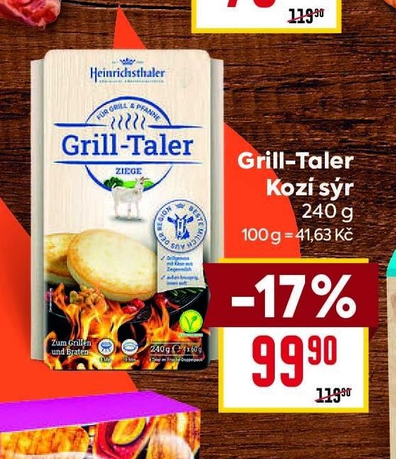 Grill-Taler Kozí sýr