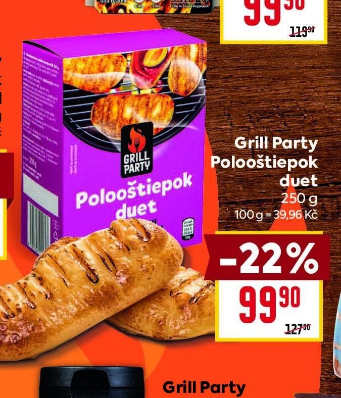 Grill Party Polooštiepok duet