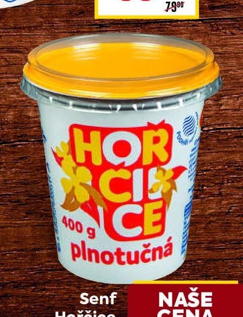 Horčice plnotučná