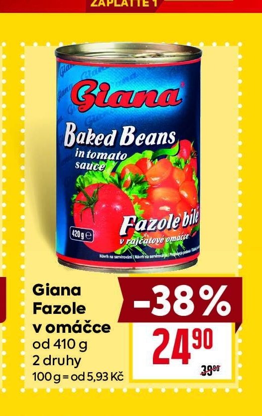 Giana Fazole v omáčce