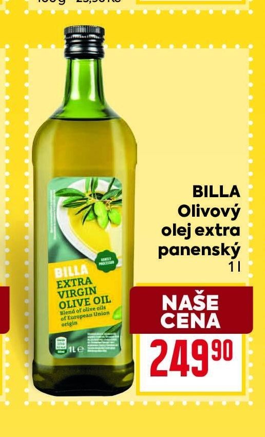 BILLA Olivový olej extra panenský
