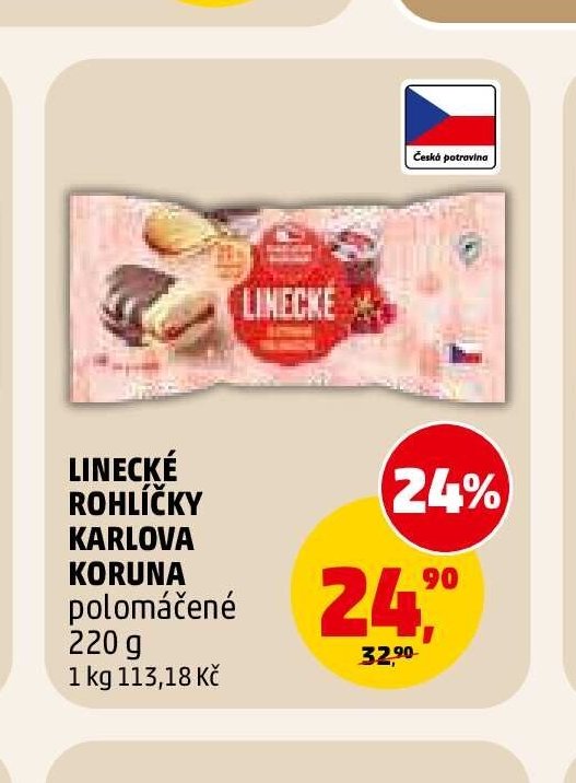Linecké rohlíčky Karlova Koruna