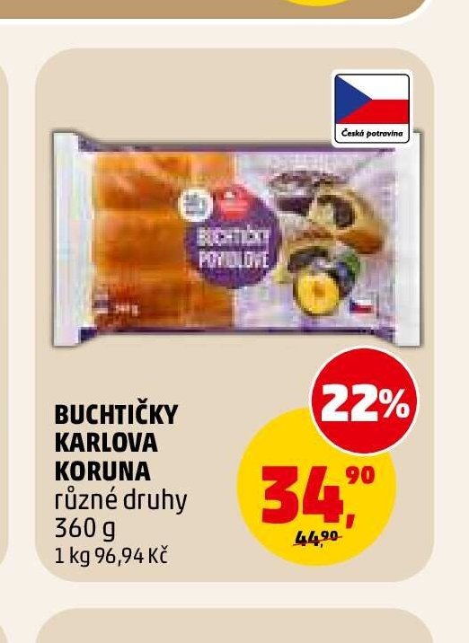 Buchtičky Karlova Koruna
