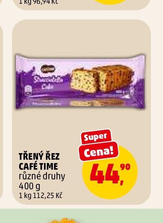 Třený řez Café Time