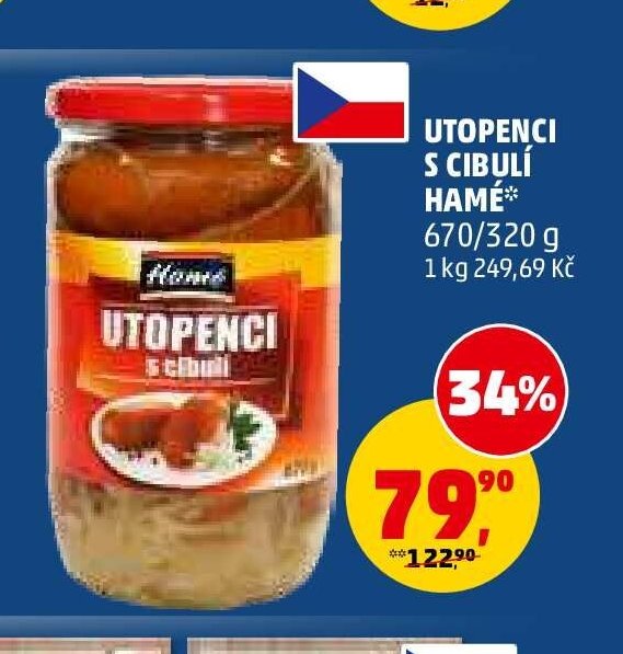 Utopenci s cibulí Hamé