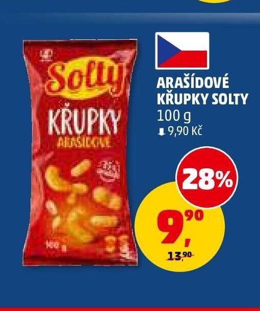 Arašídové křupky Solty