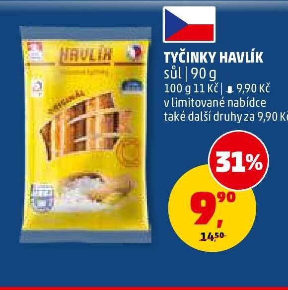 Tyčinky Havlík