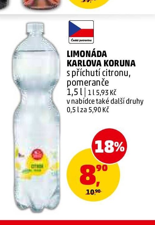 Limonáda Karlova Koruna