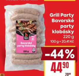 Bavorské party klobásky Grill Party