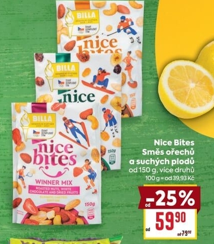Mix ořechů a ovoce Nice Bites