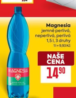 Přírodní voda Magnesia
