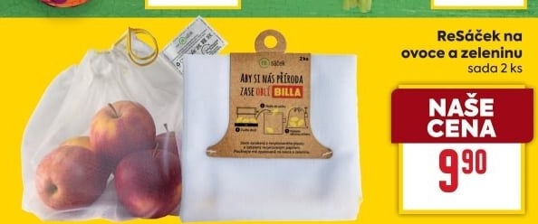 Sáček textilní eko Billa