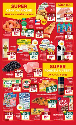 akční leták BILLA 15.4.2026-21.4.2026