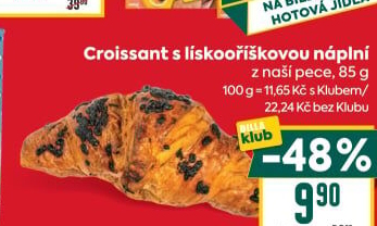Croissant s náplní