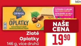 Oplatky Zlaté Opavia