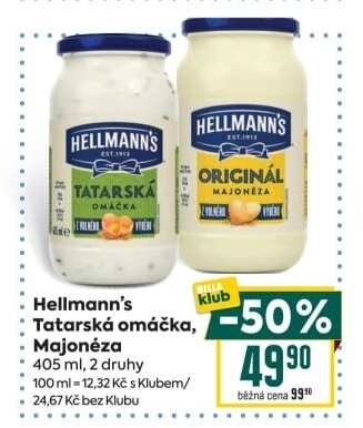 Tatarská omáčka Hellmann'