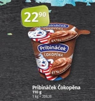 Čokopěna Pribináček