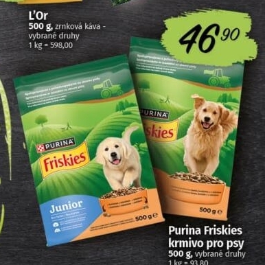 Granule pro psy Friskies