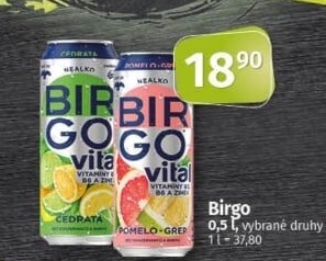Nealkoholické pivo ochucené Birgo