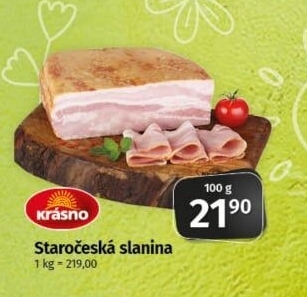 Staročeská slanina Krásno