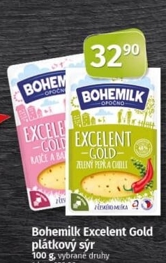 Sýr Excellent Gold Bohemilk Opočno