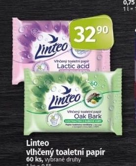 Toaletní papír vlhčený Linteo