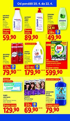 akční leták Lidl 20.4.2026-22.4.2026