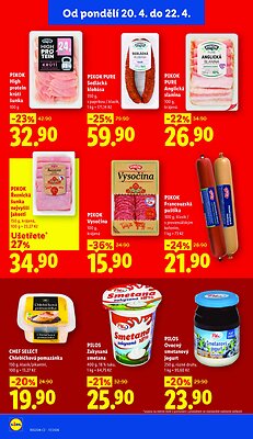 akční leták Lidl 20.4.2026-22.4.2026