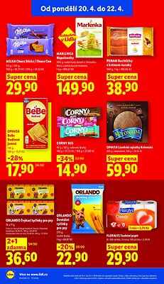 akční leták Lidl 20.4.2026-22.4.2026
