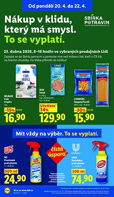 akční leták Lidl 20.4.2026-22.4.2026