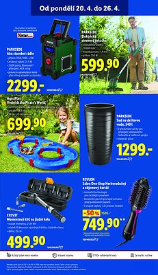 akční leták Lidl 20.4.2026-22.4.2026