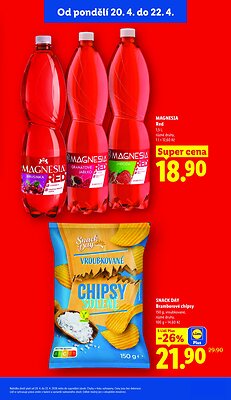 akční leták Lidl 20.4.2026-22.4.2026