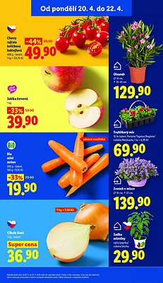 akční leták Lidl 20.4.2026-22.4.2026