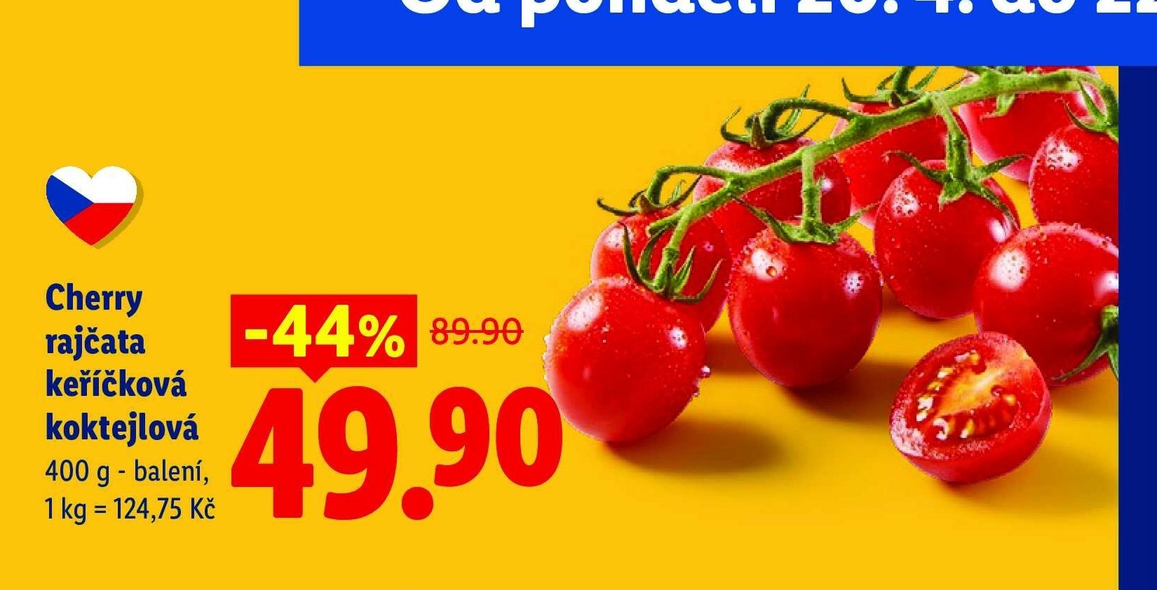 Cherry rajčata keříčková koktejlová