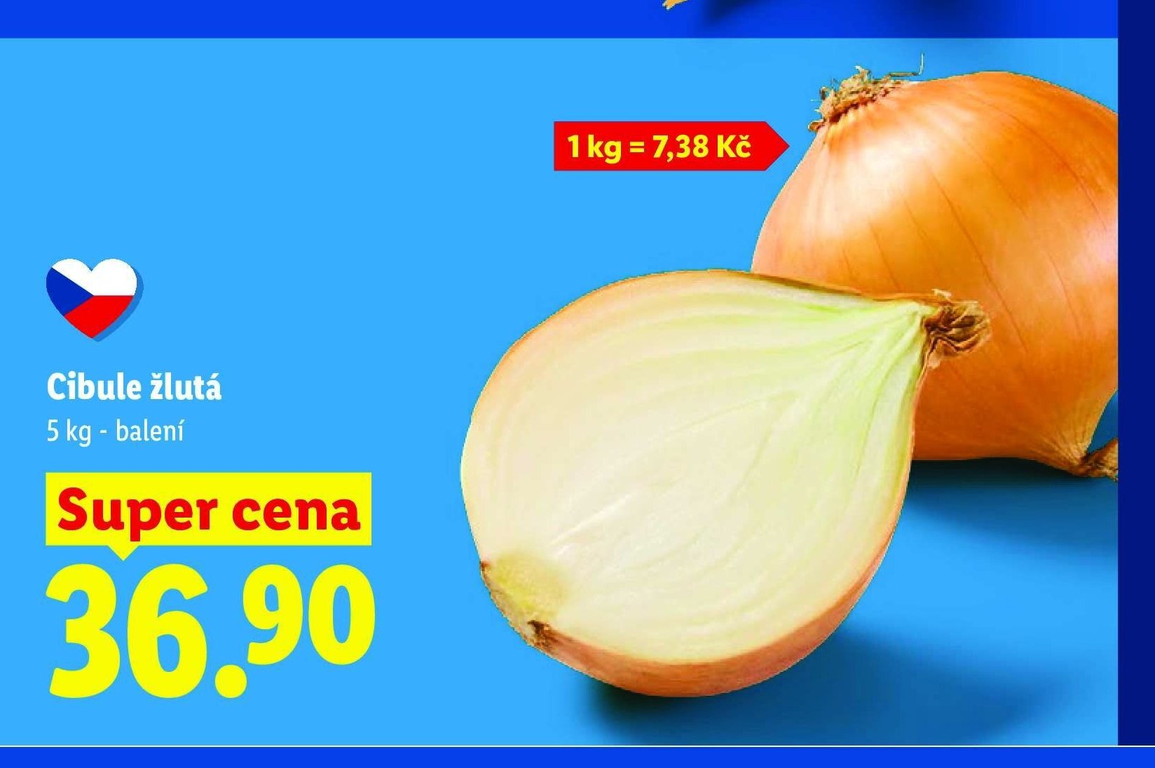 Cibule žlutá