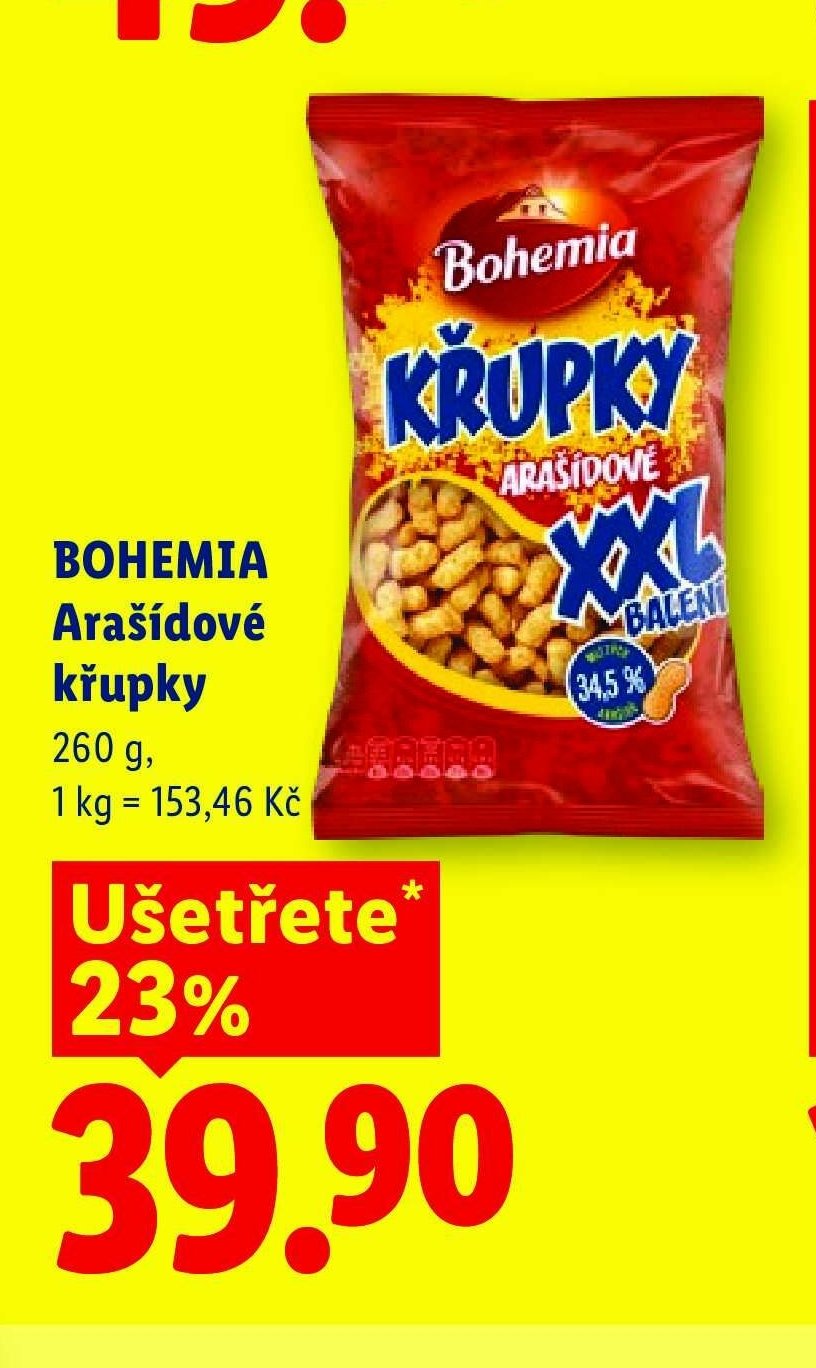 BOHEMIA Arašídové křupky