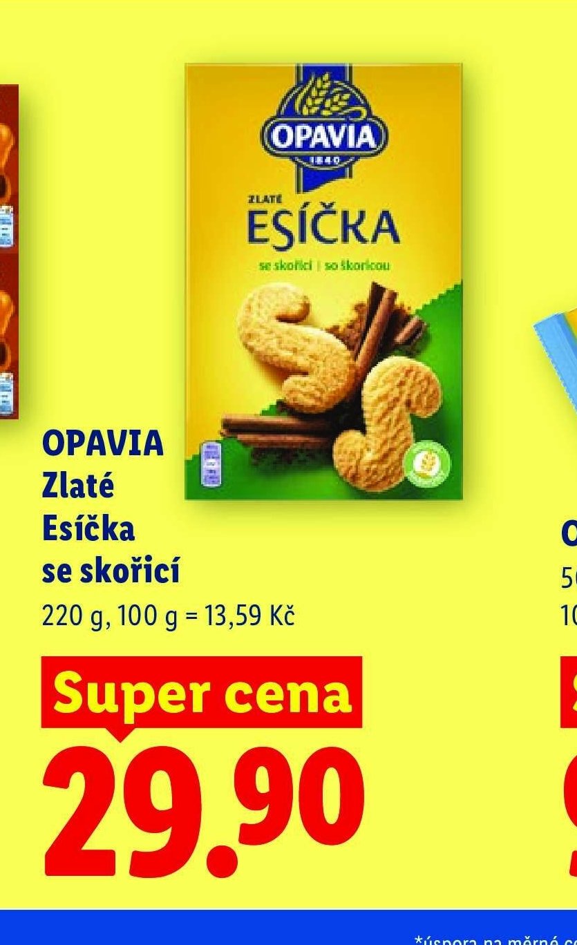 OPAVIA Zlaté Esíčka se skořicí