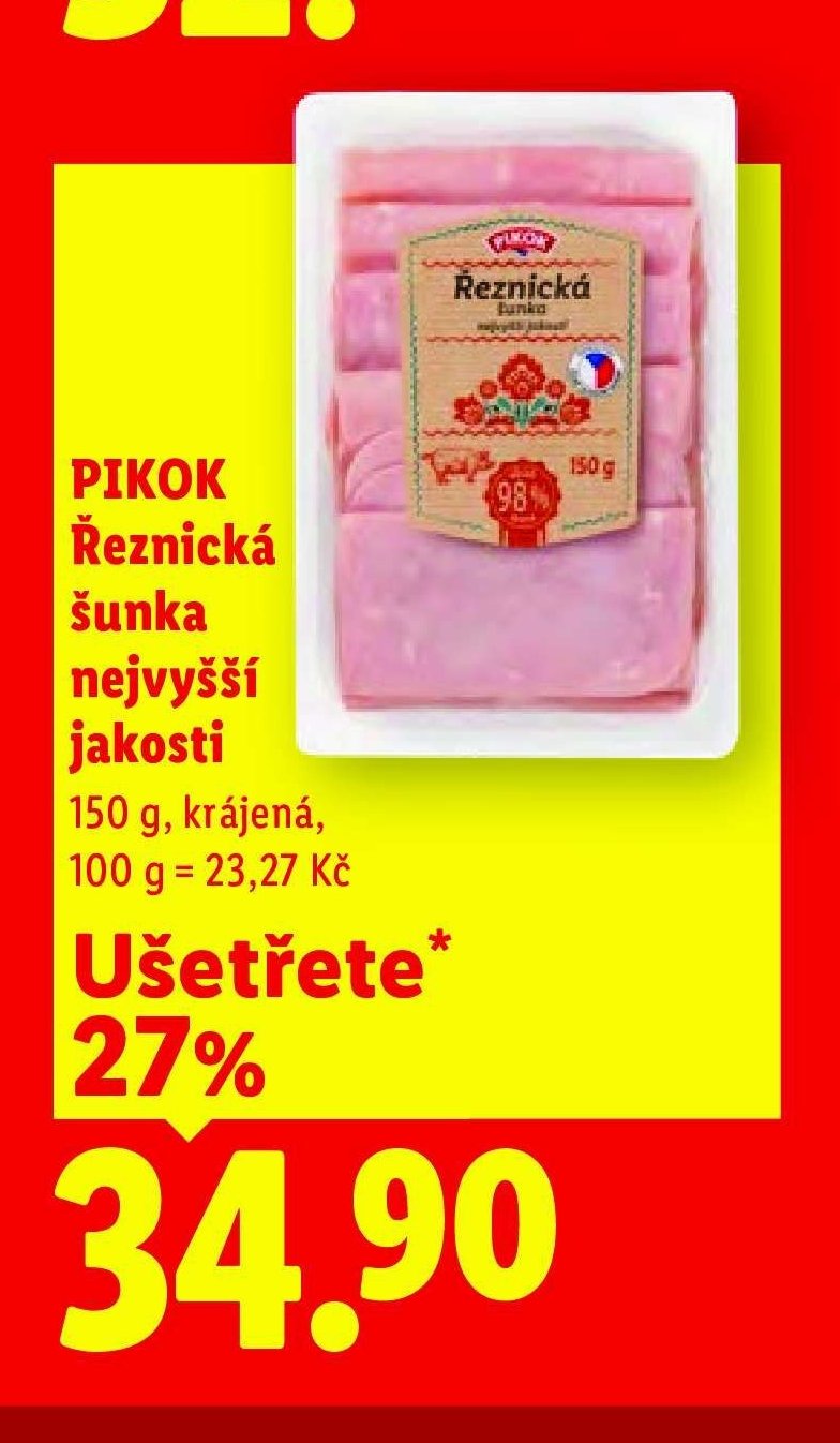 PIKOK Řeznická šunka nejvyšší jakosti