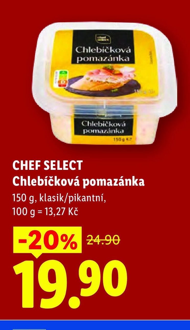 CHEF SELECT Chlebíčková pomazánka