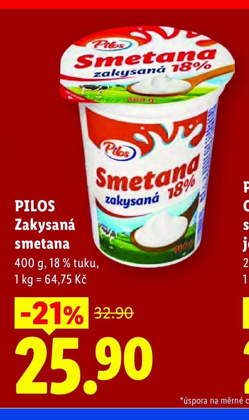 PILOS Zakysaná smetana