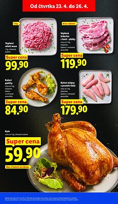 akční leták Lidl 23.4.2026-26.4.2026