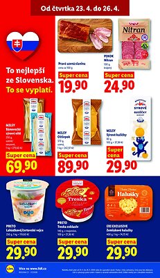 akční leták Lidl 23.4.2026-26.4.2026