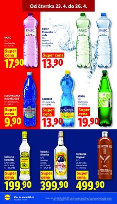 akční leták Lidl 23.4.2026-26.4.2026