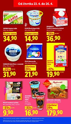 akční leták Lidl 23.4.2026-26.4.2026