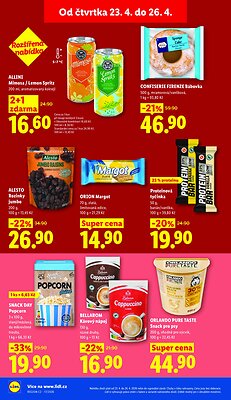 akční leták Lidl 23.4.2026-26.4.2026