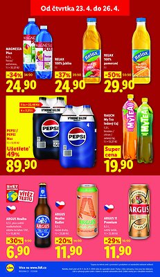 akční leták Lidl 23.4.2026-26.4.2026