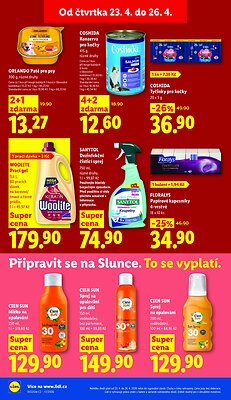 akční leták Lidl 23.4.2026-26.4.2026
