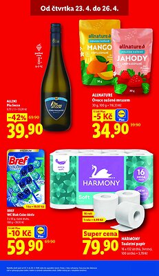 akční leták Lidl 23.4.2026-26.4.2026