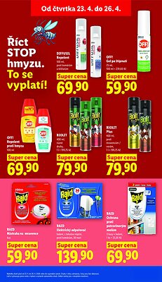 akční leták Lidl 23.4.2026-26.4.2026