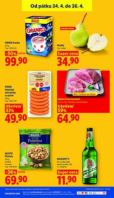 akční leták Lidl 23.4.2026-26.4.2026